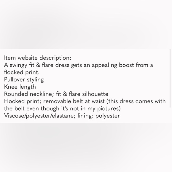 City Chic Birdy Fit and Flare Flocked Dress - Picture 5 of 5